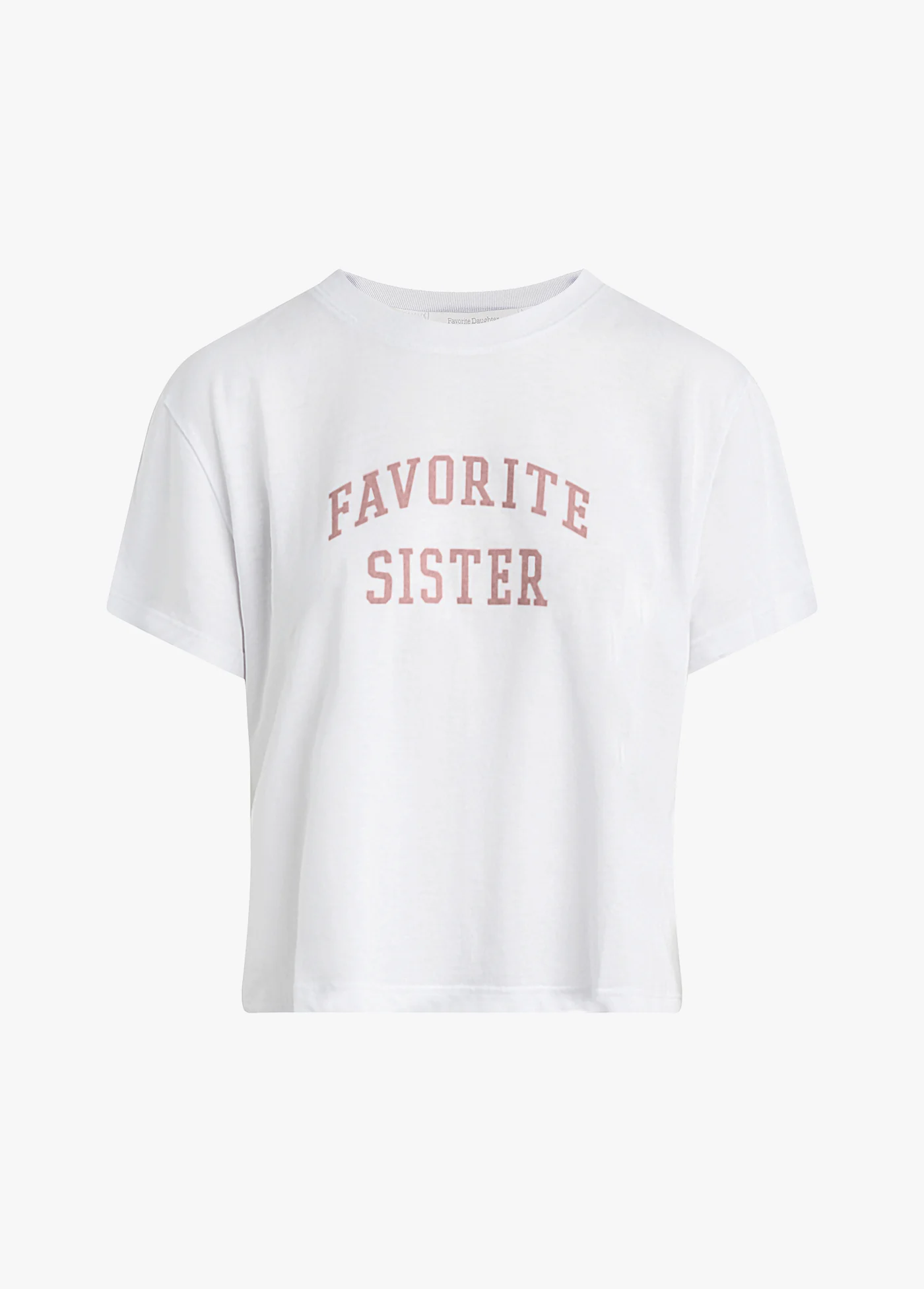 FAVORITE SISTER CROPPED COLLEGIATE TEE - Image 4
