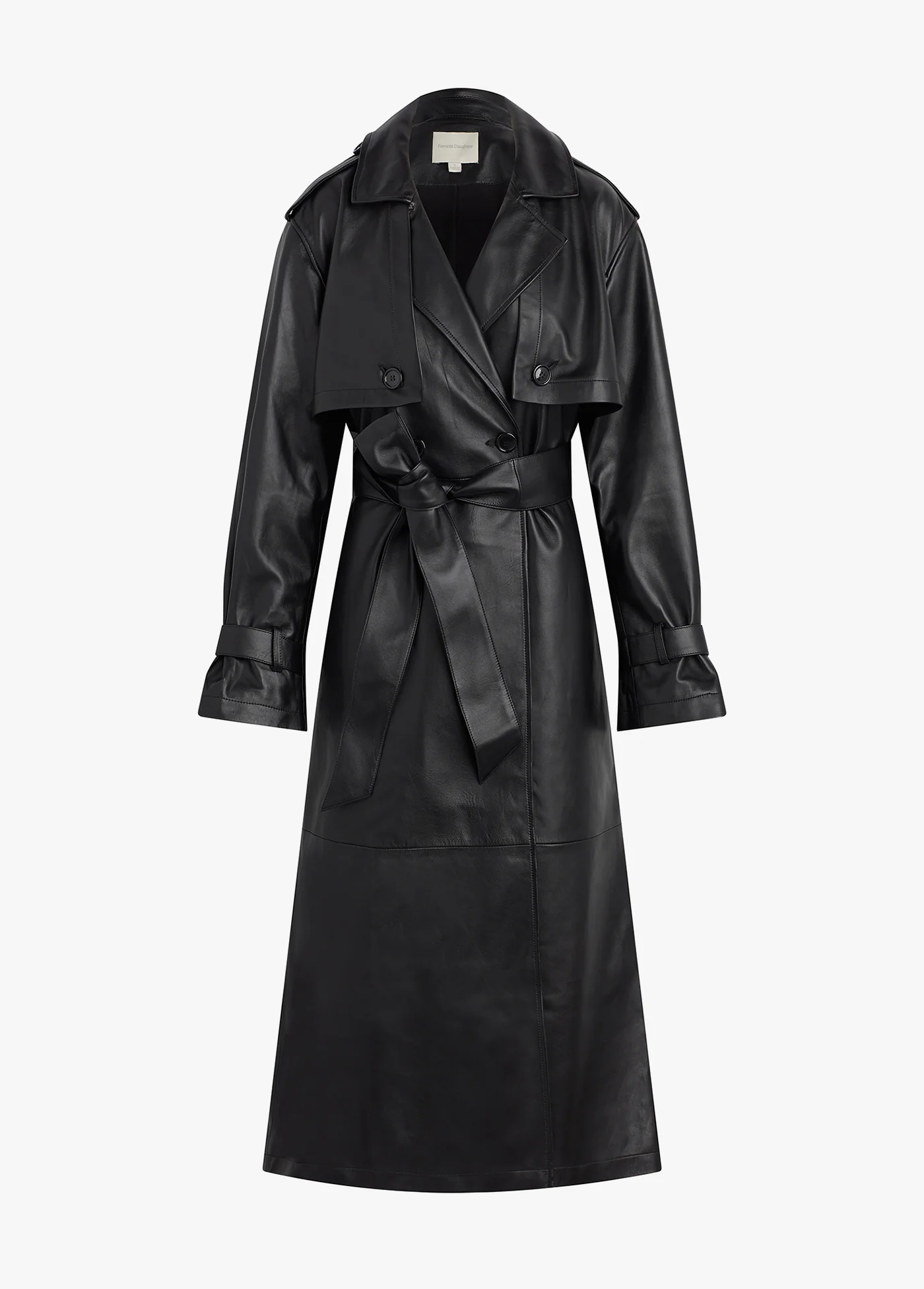 THE CHARLES LEATHER TRENCH - Image 8