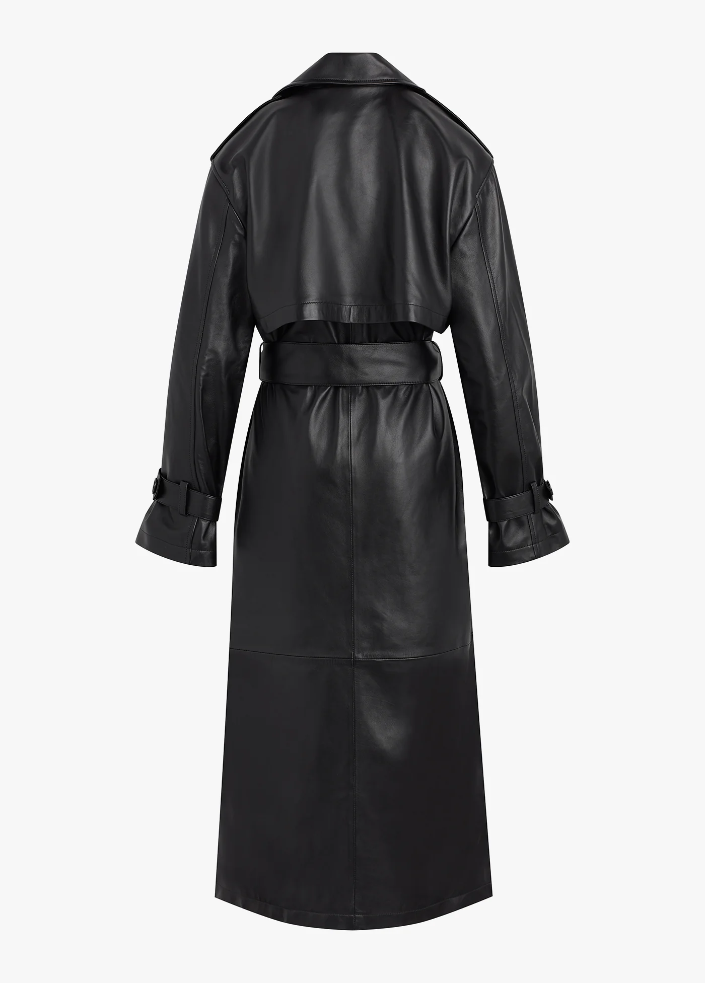 THE CHARLES LEATHER TRENCH - Image 9