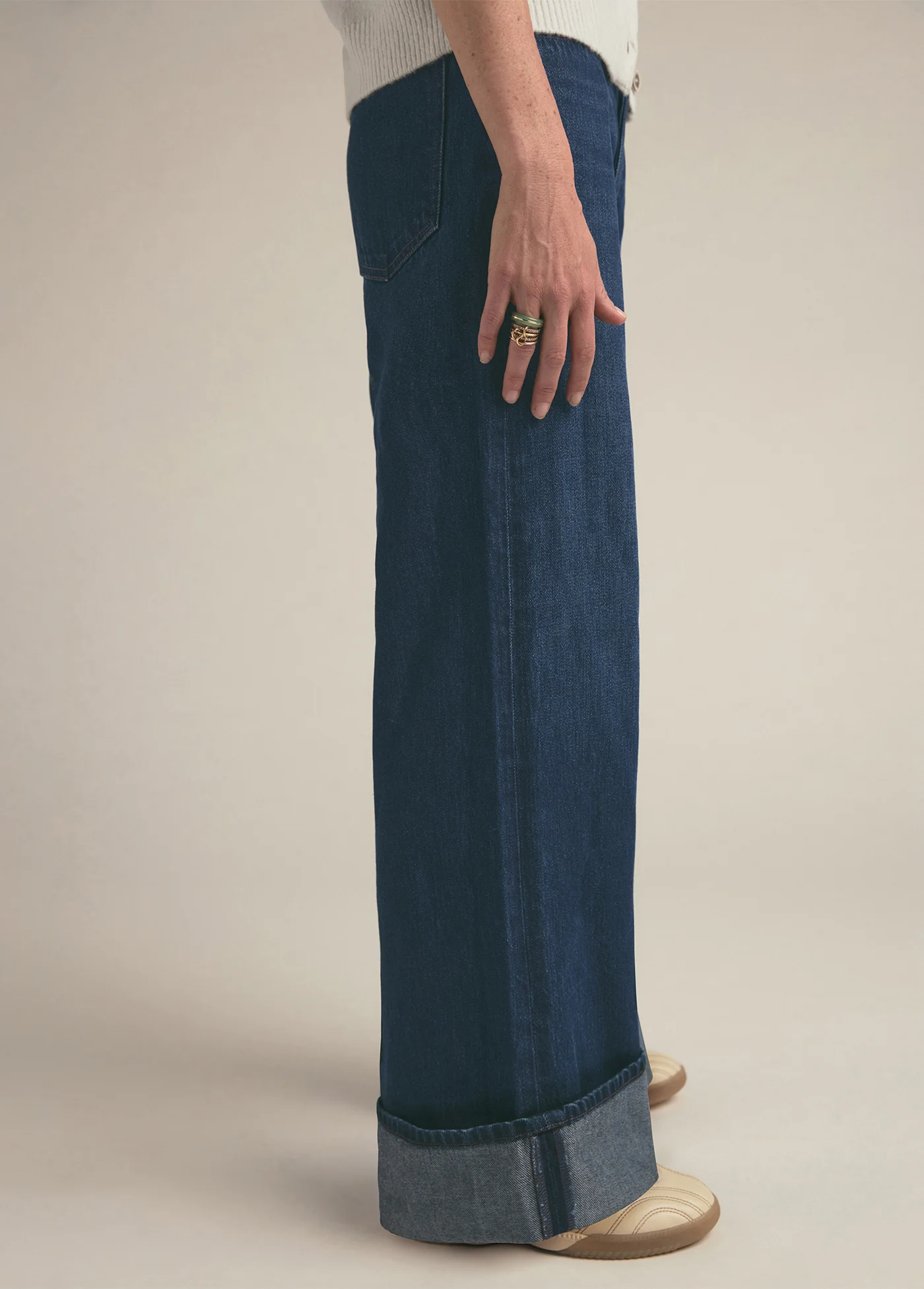 THE SHORTIE MASHA SUPER HIGH RISE CUFFED WIDE LEG - Image 5