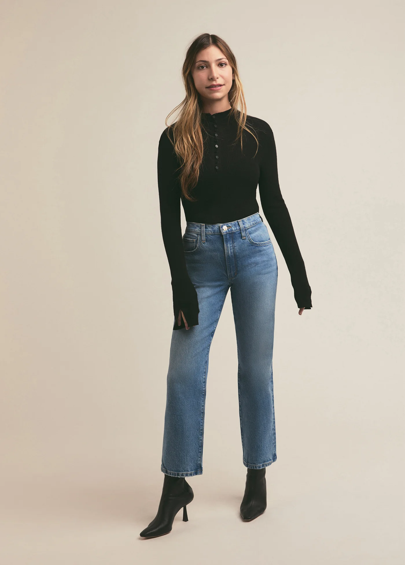 THE SHORTIE MORGAN HIGH RISE STRAIGHT - Image 3