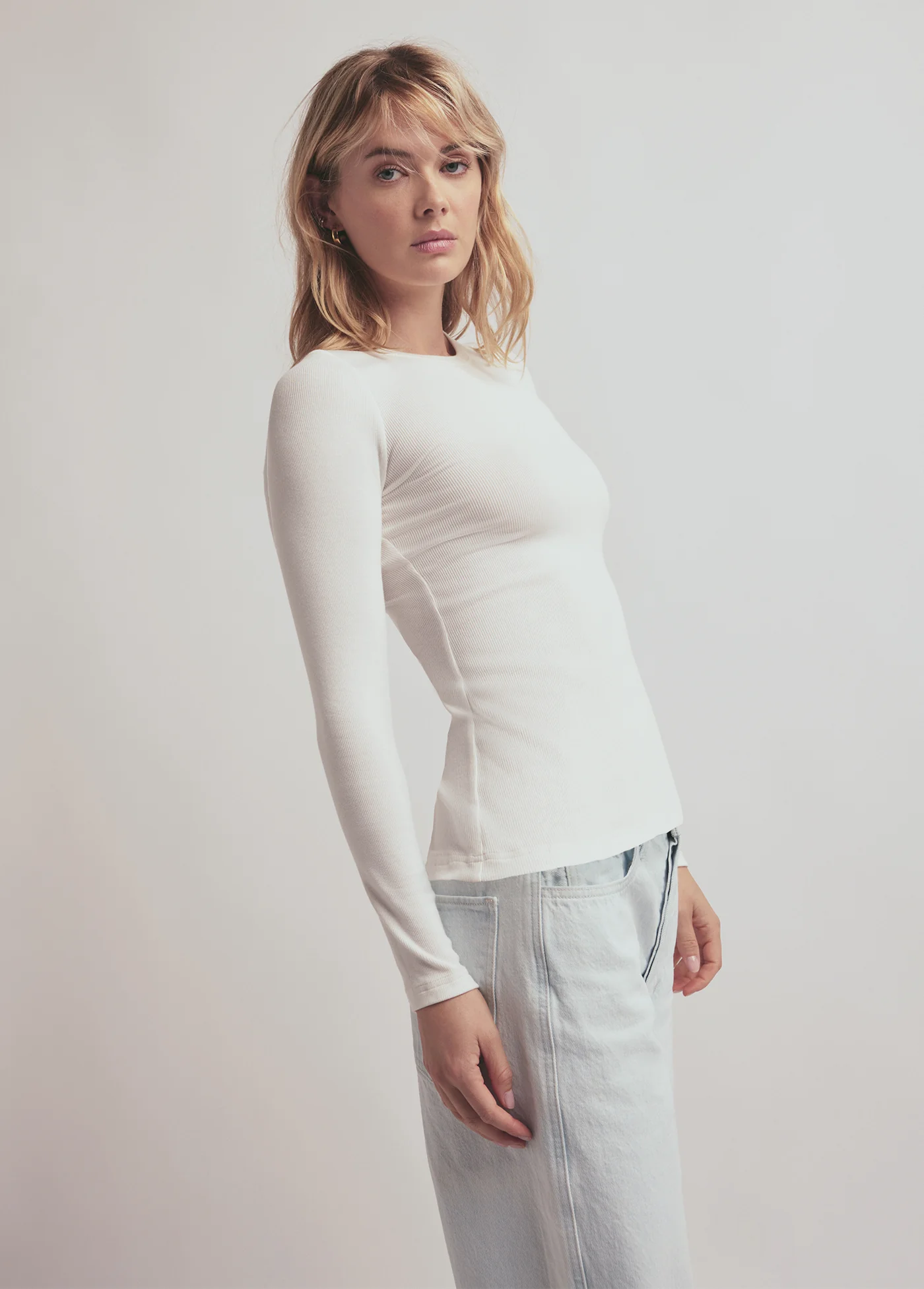 THE RIBBED LONG SLEEVE - Image 3